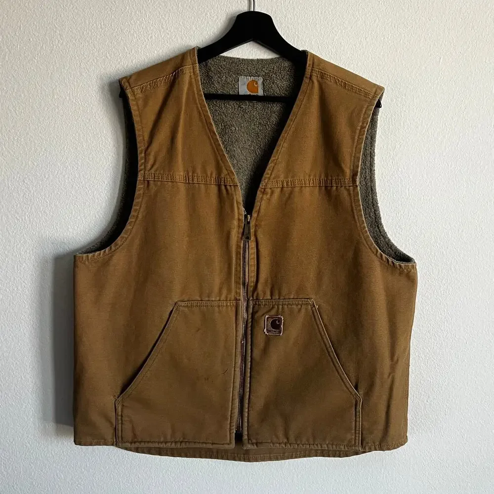 Carhartt V26 CML brown work wear vest